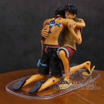 

Anime One Piece DRAMATIC SHOWCASE Luffy Ace 5th Season vol.1 PVC Figures Collectible Model Toys 2pcs/set