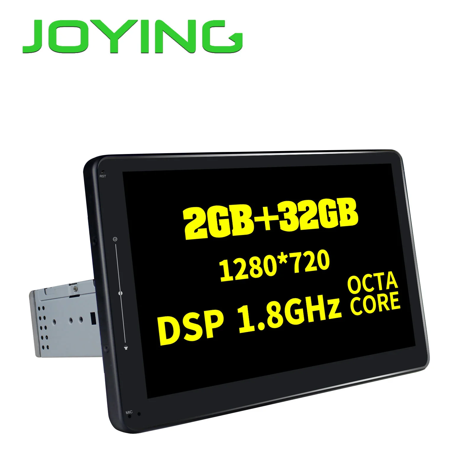 Cheap 10"Head Unit Universal Android 8.1 Car Stereo Radio HD 1280*720 2GB+32GB Single Din GPS Navigation No DVD Player Built-in DSP 5