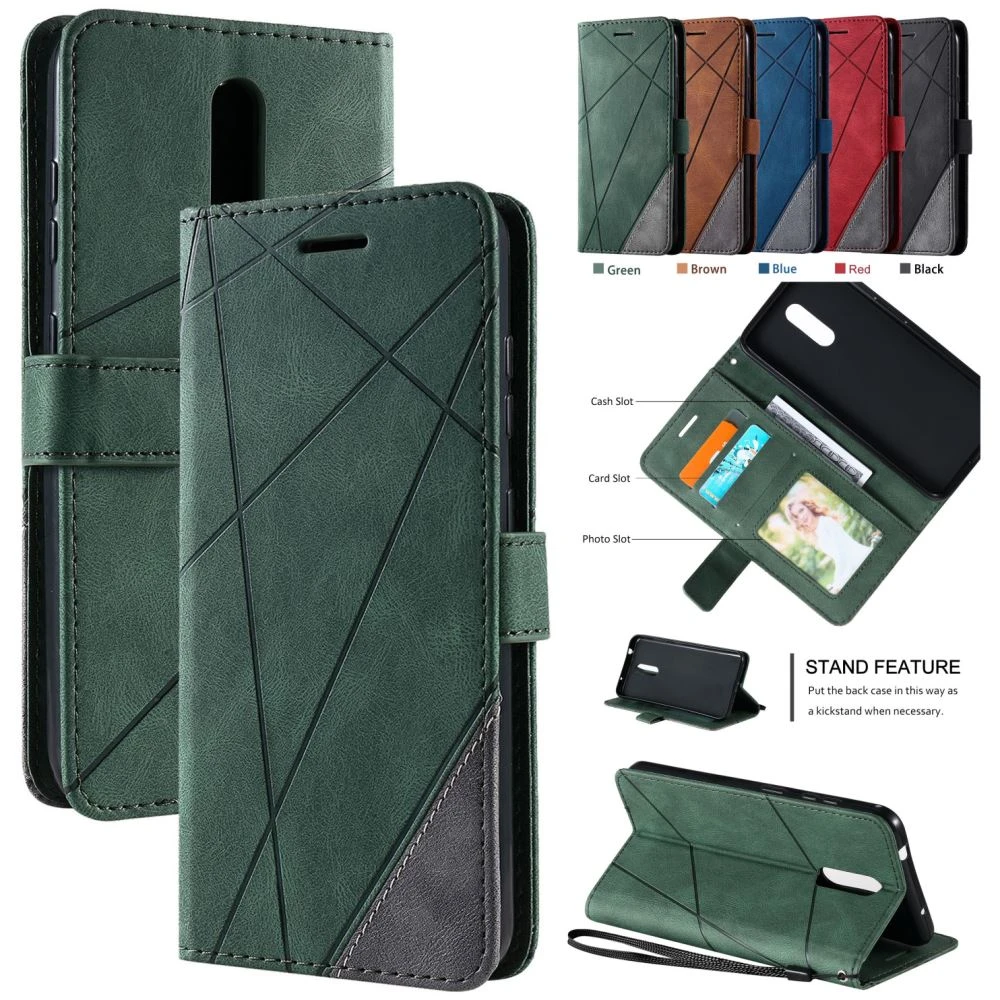 Cute Rhombus Wallet Book Case For Huawei P Smart 2021 2020 P40 Pro P30 Mate 10 Lite Y5P Y6P Y7P Nova 7 8 SE Flip Phone Case P21G