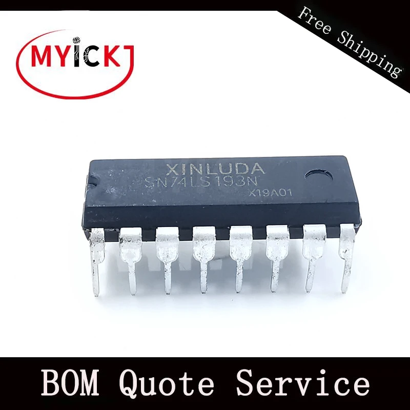 10 шт. SN74LS193N китайский материал IC 4-BIT вверх/вниз счетчик 16-DIP IC чип