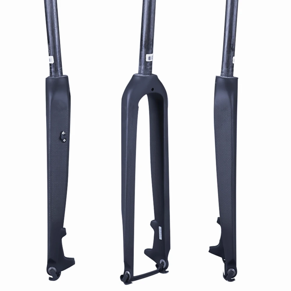 

Mountain Bike Fork Carbon Fiber Cycling MTB Bicycle Fork 26ER 27.5ER 29ER Straight Tube 1-1/8" 28.6mm Hard Disc Brake 3K Matt