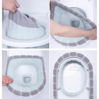 

O-shaped toilet cushion cover toilet seat plus velvet thickening household general