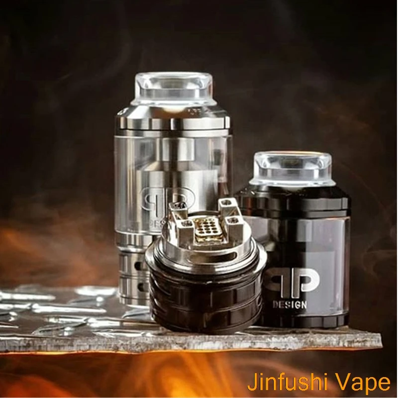 

New QP Design Fatality M25 RTA Dual Single Coil 810 Drip Tip e-cigarette Vapor Rebuildable RTA Tank 25mm Diameter for Mech Mod