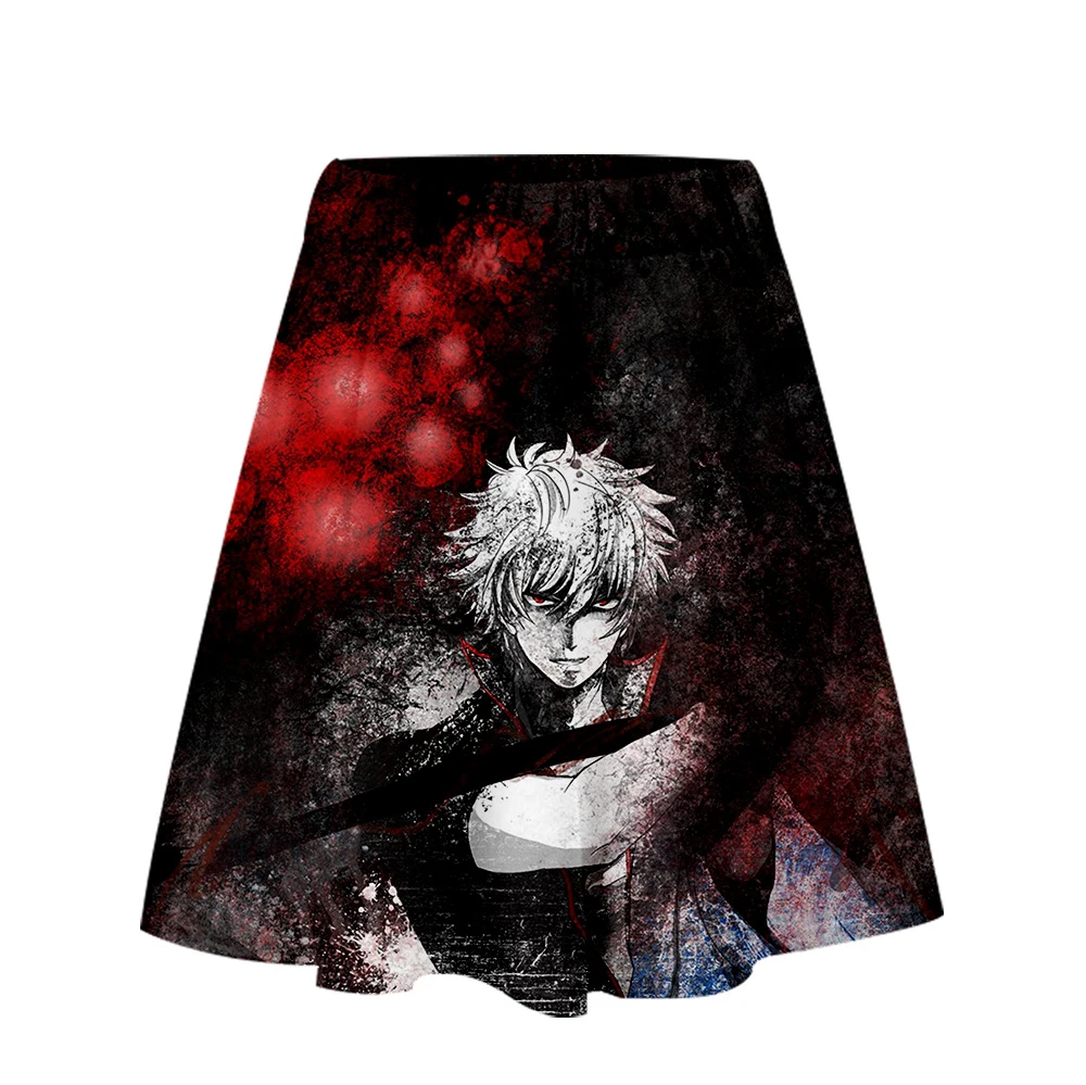 GINTAMA юбка Harajuku Повседневная стиль Harajuku поп гинтама юбки новые сексуальные Kpops женские повседневные юбки уличная
