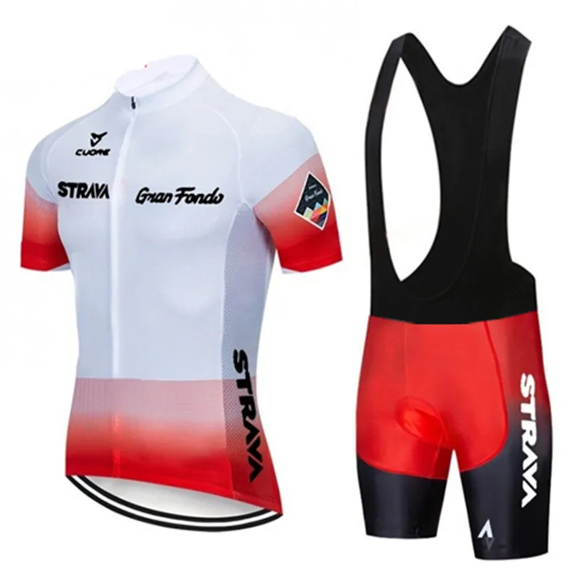 

2020 Pro Cycling Jersey Suit Strava Summer Mens Bike Clothing Short kit Sleeve Ropa Maillot Hombre Conjunto Bicycle Wear mtb Bib