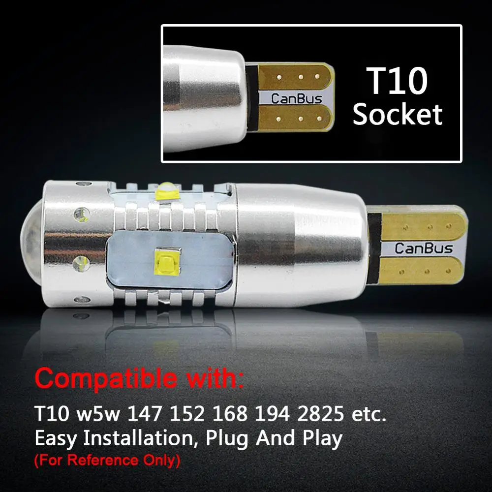 2 шт. светодиодные лампы Canbus 501 Creexb d 30 Вт|w5w 2pcs|light sourcelight dome |