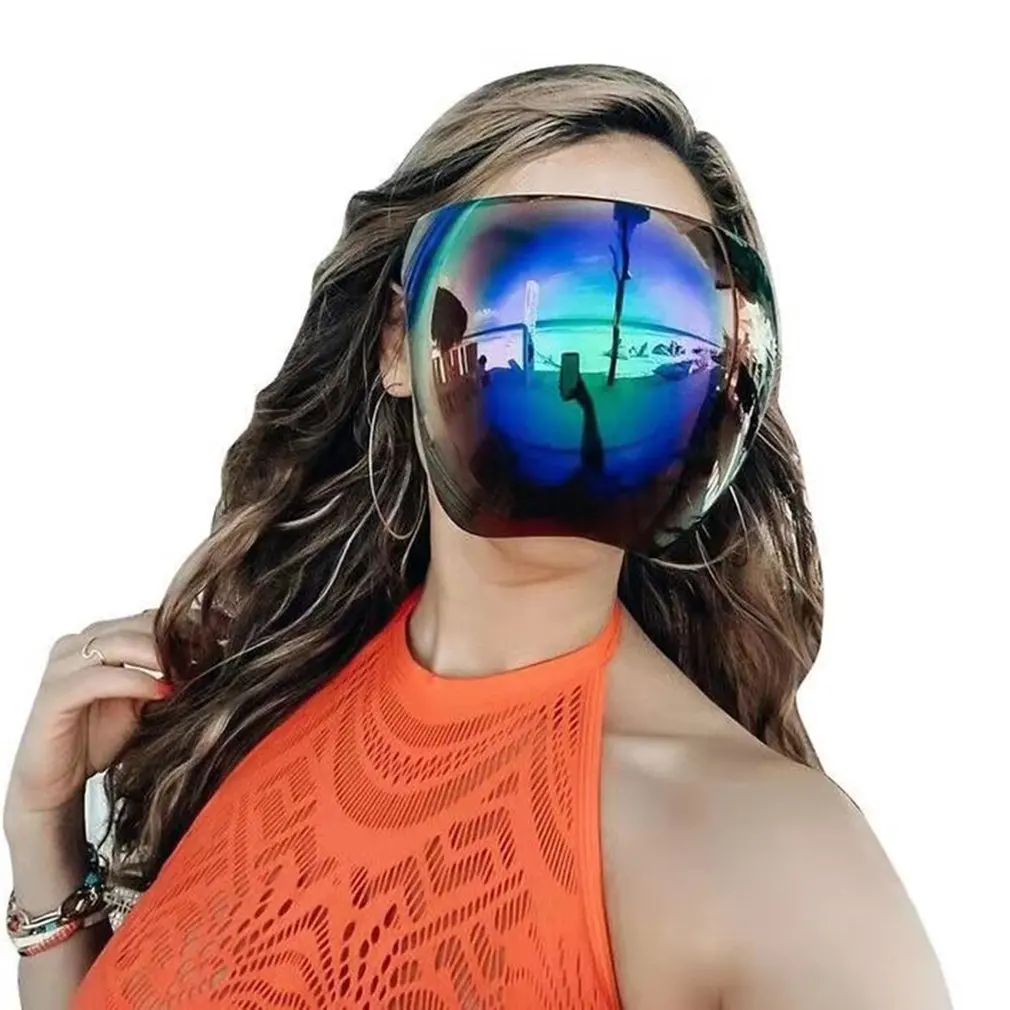Sunglasses Women Men Protective Faceshield Glasses Goggles Full Face Covered Spherical Lens Anti-Spray Safety Sunglasses Men 6