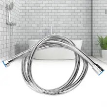 G1/2in гибкий шланг для душа для ванной комнаты из нержавеющей стали с двойной пряжкой гальванические трубы для душа