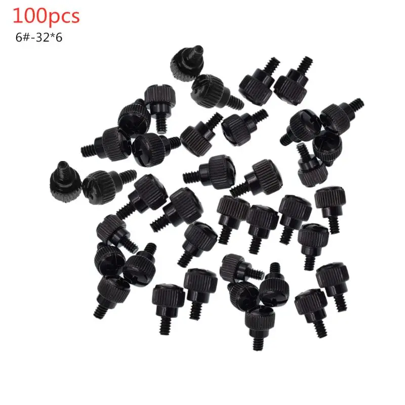 

Desktop Computer Case Thumb Thumbscrews Screws and 6#-32*6 Hard Drive Screws