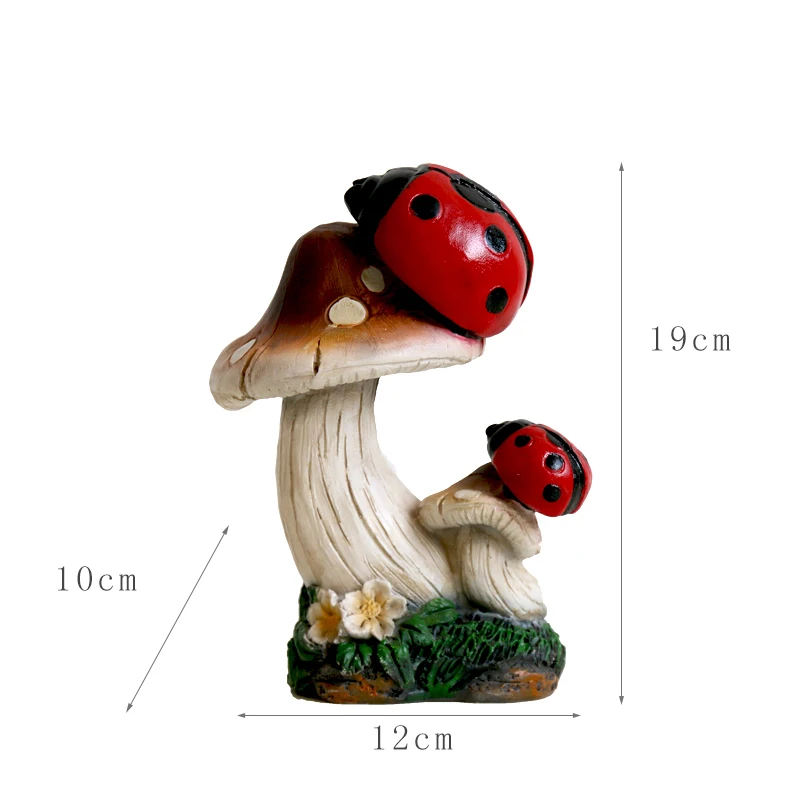 Statue de champignon fait à la main, Anti-décoloration, Style d'halloween,  décoration de champignon Mutant bizarre, fournitures de fête - AliExpress
