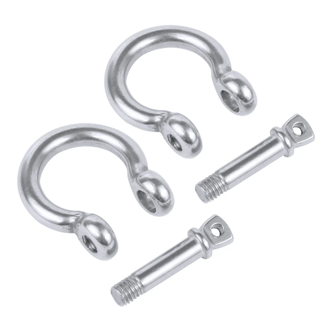 Stainless Steel D-ring D Shaped Buckle Shackle For Gopro Action Diving Camera Tray Holder Underwater Scuba Diving Accessories