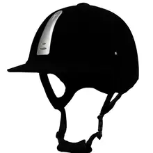 Унисекс спортивное оборудование ABS бархатный материал Конный шлем черный шлем для верховой езды дышащий зимний ремень для верховой езды