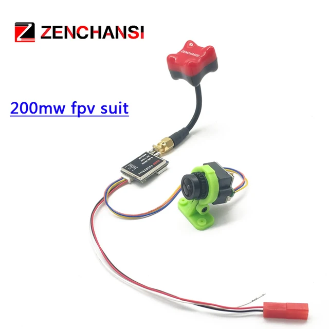 FPV System CMOS 1000TVL Camera + 5.8G 40CH 200/600mW Transmitter with  Wide Voltage for RC Quadcopter FPV Racing Drone