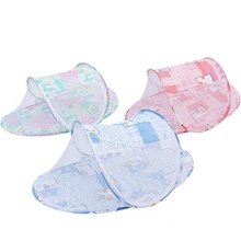 Многофункциональная детская Колыбелька, сетка, складная, мультяшная, для новорожденных, москитная сетка, набор с матрасом для детей ясельного возраста