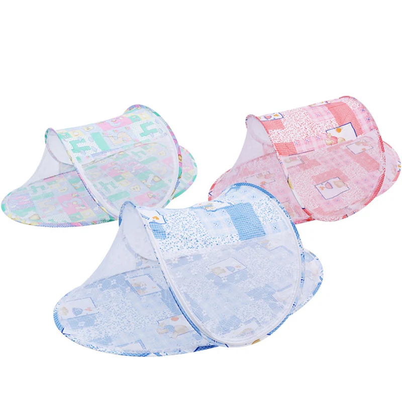cheap Multi functional Baby Bedding Crib Netting Folding Cartoon Newborn Mosquito Nets Bed Mattress Suit For Toddle Children Kids