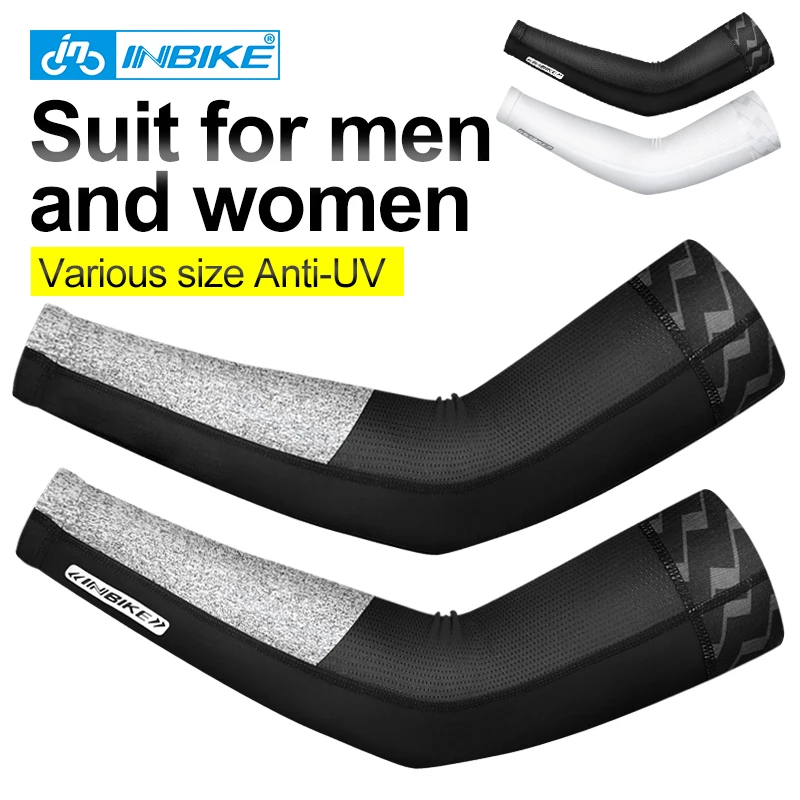 INBIKE Ice Silk Arm Sleeves UV Protection Cool Summer Cycling Hiking Climbing Fitness Warmers Outdoor Sunscreen |