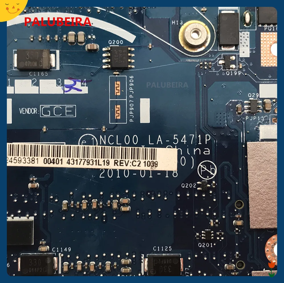 Высокое качество для E6410 Материнская плата ноутбука CN-0HNGW4 0HNGW4 HNGW4 NCL00 LA-5471P полностью протестирована