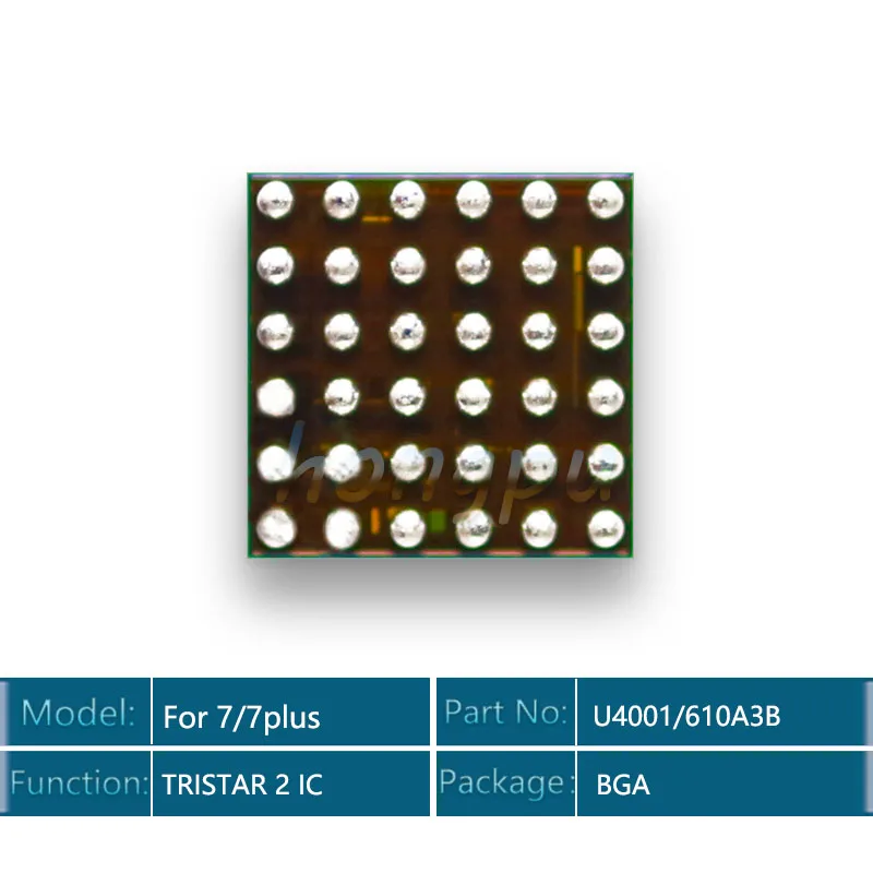 50pcs/lot 610A3B/U4001 U2 IC 36pins for iphone 7