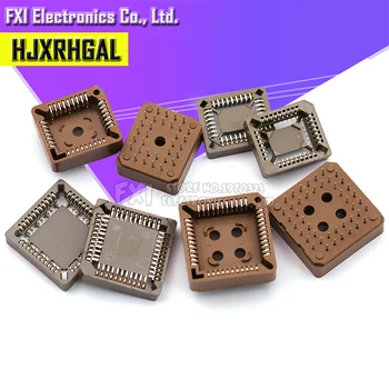 

10PCS PLCC IC socket PLCC32 PLCC44 SMD DIP PLCC Socket adapter