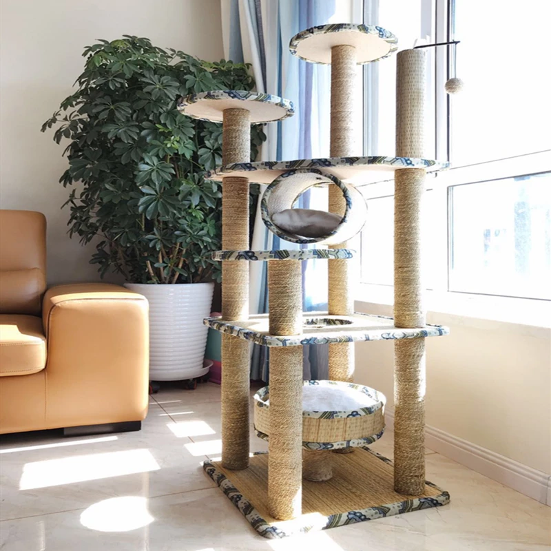 

Cat Climbing Frame Cat Nest Cat Tree One Sisal Cat Tree Cat Catch Board Large Cat Toy Cat Frame Cat Platform Cat Catch Column