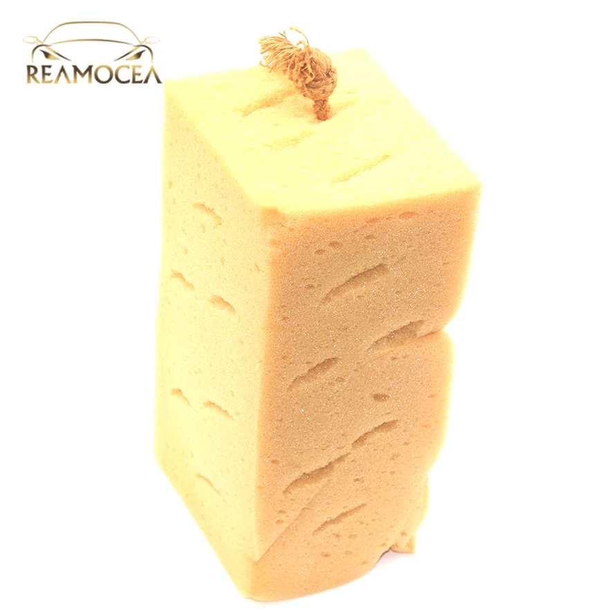 Reamocea 1x Коралловая мойка моющая губка блок сотовая машина стекло окно дверь