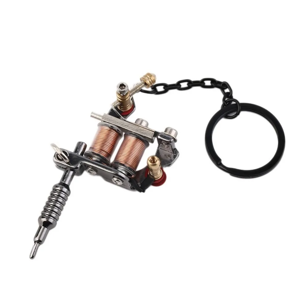 

100% Brand New 1pcs Mini portable tattoo machine tattoo tools bottle opener/key chain Handicraft collections easy to use