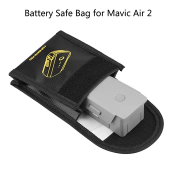 

Portable Battery Safe Bag Explosion-proof Safety Transport Protector Carrying Case Storage Box for DJI Mavic Air 2 Accessories