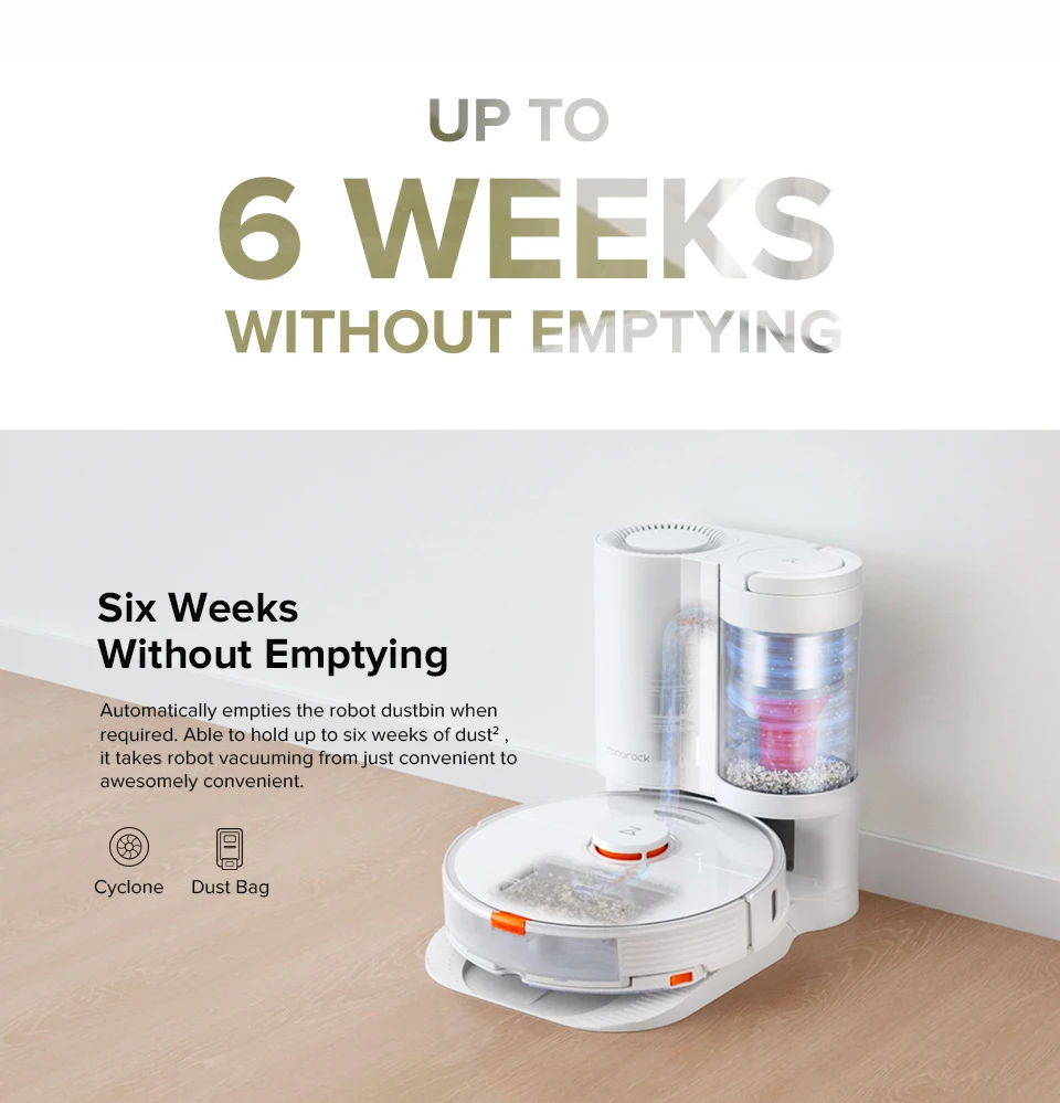 Roborock Autoempty Dock Automatic Dust Collecting For Roborock S7