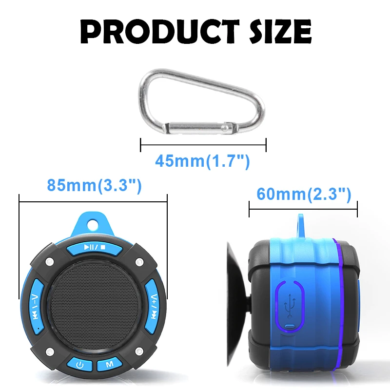 IPX67 Водонепроницаемый Bluetooth динамик для iPhone 11 Pro Max Xs Max 8 7 Plus samsung huawei Портативный беспроводной fm-радио громкий динамик