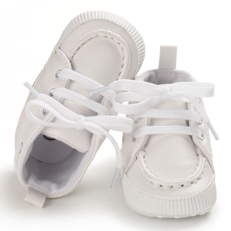 Детская кожаная нескользящая обувь с мягкой подошвой для маленьких мальчиков и девочек; модная обувь
