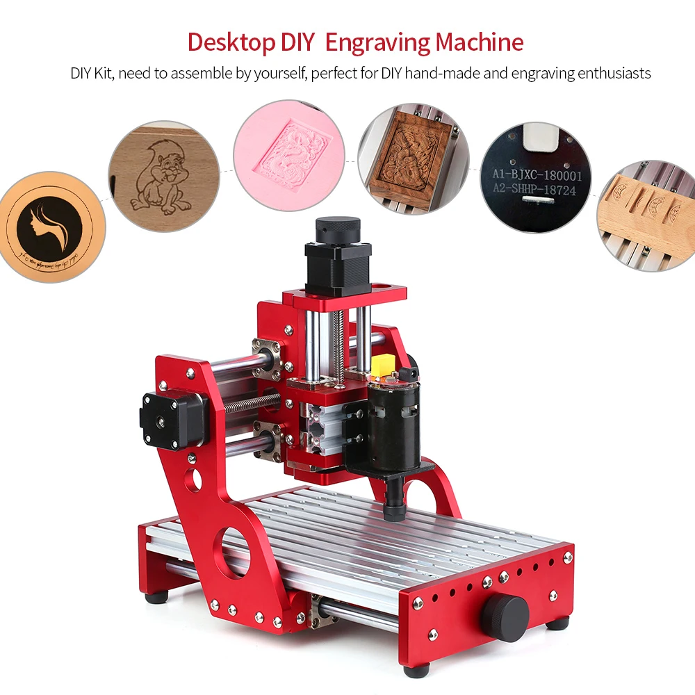 

CNC 1419 Metal Engraving Cutting Machine Router Desktop DIY Milling Machine Aluminum Copper Wood PVC PCB Machine GRBL control