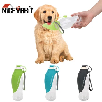 

Portable Dog Drinking Water Bottle 580ml Travel Outdoor Water Cans Silicone Pet Puppy Cat Feeder Water Dispenser Dog Supplies