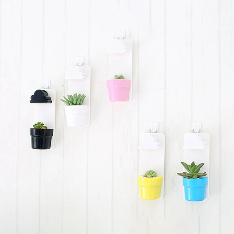 Automatic Creative Cloud Flower Pot Watering Succulent Plants Hanging Baskets Garden Supplies