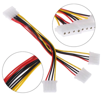 

21 cm 4Pin IDE Power Cables 4 Pin Male to 3 port IDE Female Power Supply Splitter Adapter Cable High Quality