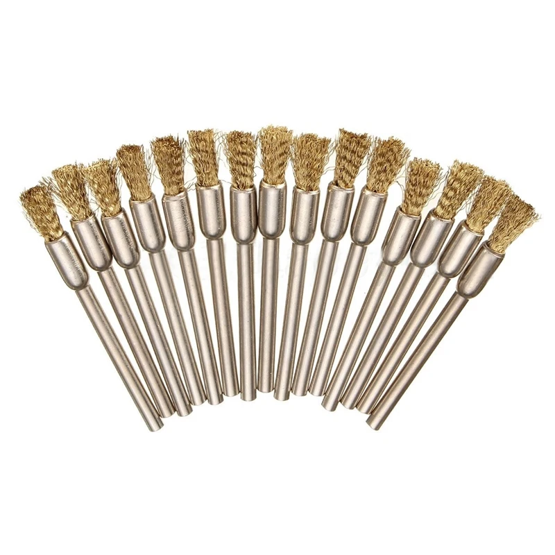 HLZS-45pcs щетка из медной проволоки колеса шлифовальные принадлежности для вращающихся шлифовальных инструментов