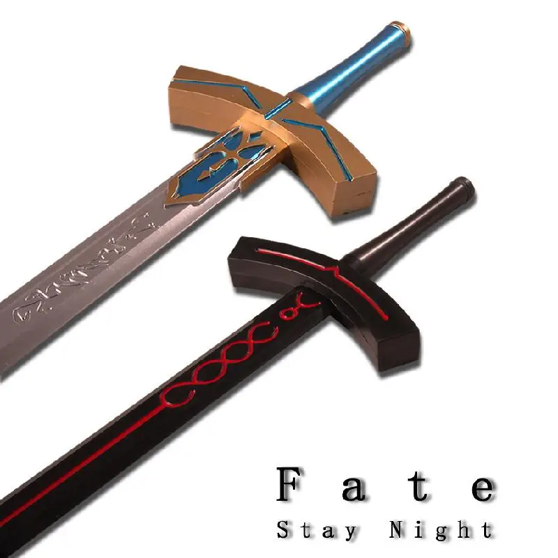 Fate Stay Night Pu Нож Меч оружие бутафория сабля для косплея альтер Экскалибур меч в