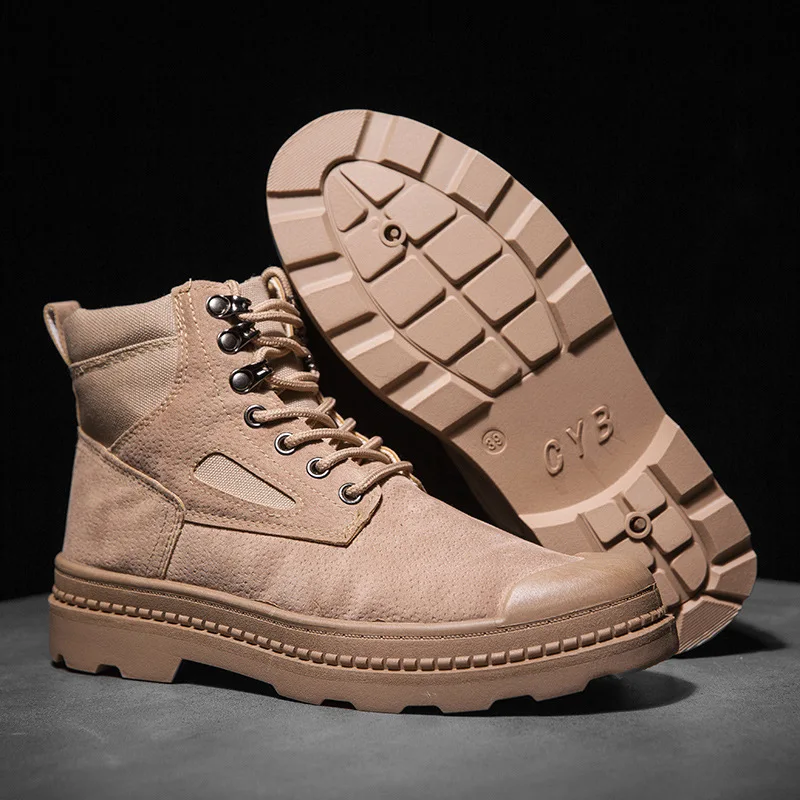 

MEN'S SHOES Hight-top Canvas Shoes Fashion Men Autumn Casual Shoes Martin Shoes Hight-top Men Casual Boots