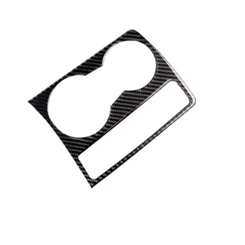 

For Audi A5 A4 B8 2009-2016 Carbon Fiber Trim Cup Holder Decorative Frame Decal Cover Sticker Cover For Car Styling Accessories