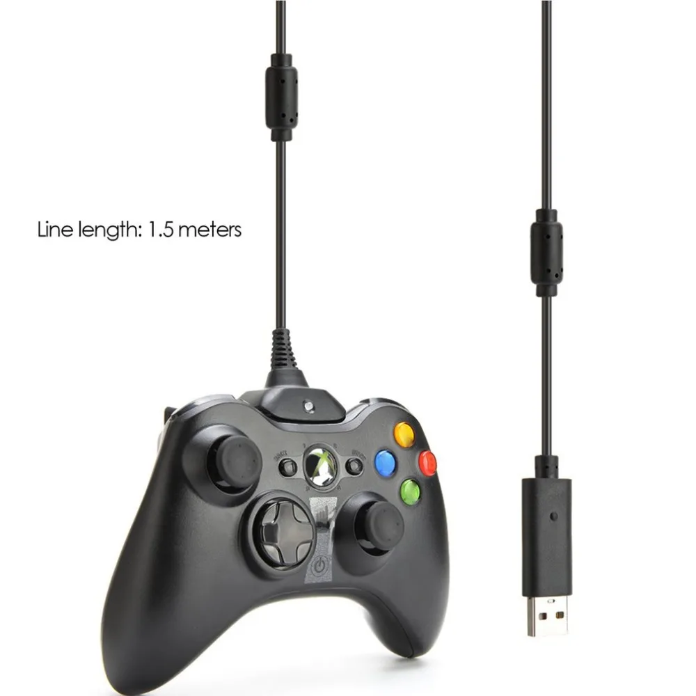 1,5 м usb кабель для зарядки для Xbox 360 беспроводной игровой контроллер игровой зарядный кабель для зарядки шнур высококачественный игровой аксессуар