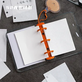 

40 Sheets Basic 3 Holes Loose-leaf Dot Grid Blank Refill Paper Mini 3 Holes Binder Noteboo Diary Decoration Inner Pages