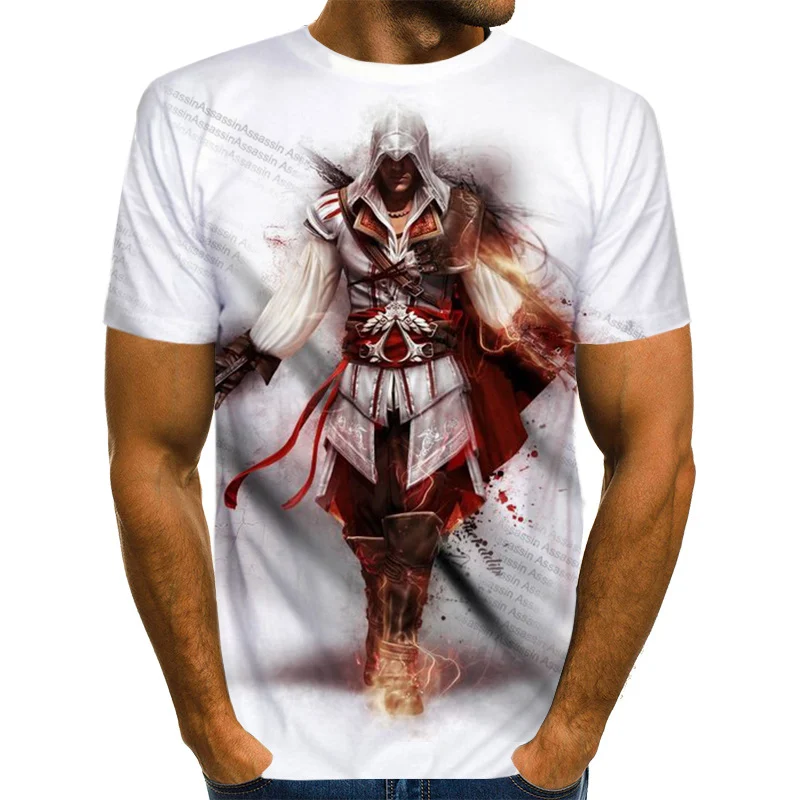 Call of duty Game 3D T-shirt streetwear for men and women popular short sleeves hrarjuku Game character casual tops t-shirts men - Цвет: NT860