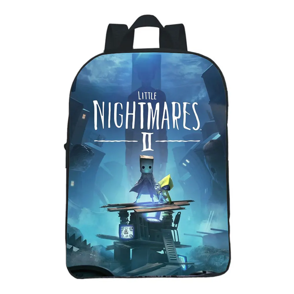 Kids Little Nightmares Backpack Boys Girls Mochila Toddler Cartoon Game Knapsack Baby Children Toddler Rucksack