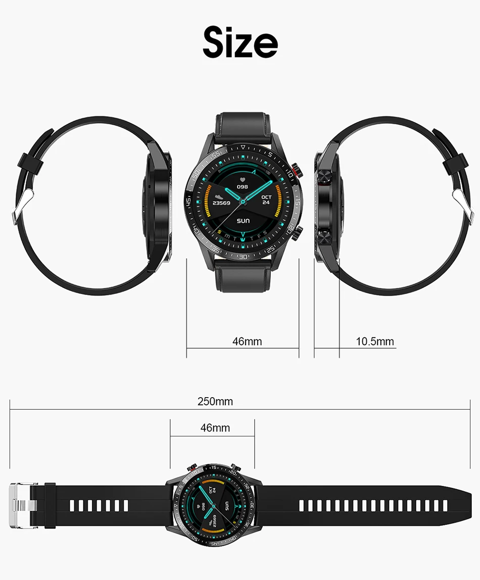 2020 New Microwear L13 Smart Watch ECG Heart rate Bluetooth Call Blood Pressure Sport Watch for men women IP68 VS L16 smartwatch