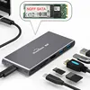 USB Type C 3.1 Splitter 3 Port USB C HUB to Multi USB 3.0 HDMI Adapter for MacBook Pro Accessories SSD case HDD Enclosure NGFF ► Photo 1/6