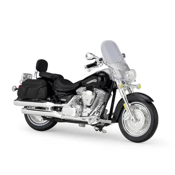 

1/18 YAMAHA ROAD STAR SILVERADO Motorcycle Alloy Diecast Model Simulation Miniature Motorcycles Metal Sculpture Collection Toys
