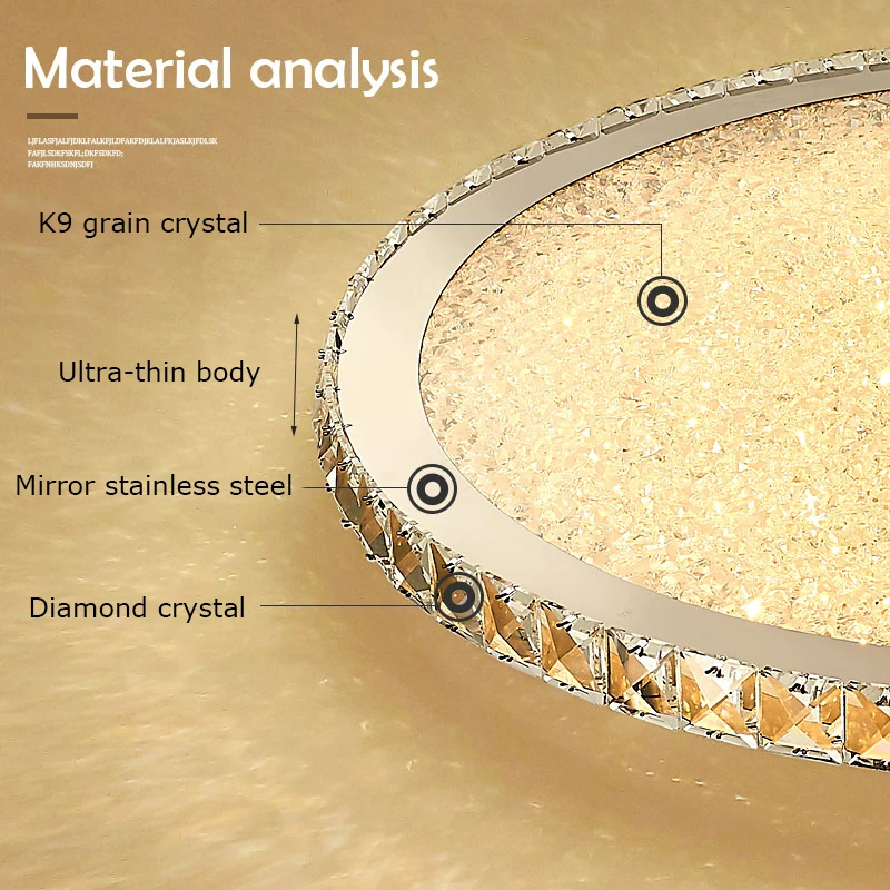 Современные K9 хрустальные светодиодный Потолочные светильники смешанные хрустальные домашние потолочные светильники для гостиной, спальни, кухни