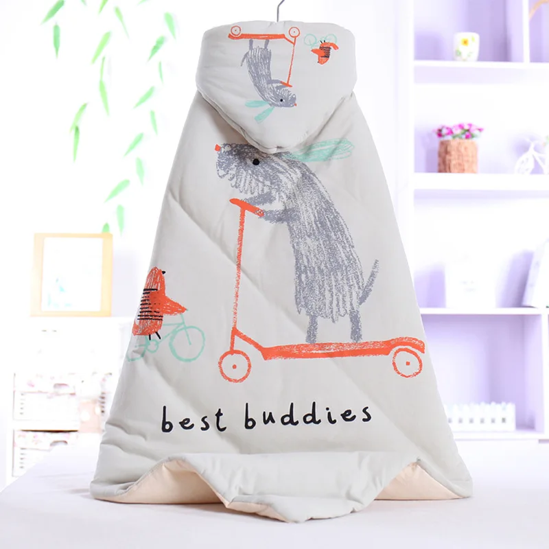Newborn Baby  Cotton Swaddle Autumn Winter Thermal  Winter Baby Blanket Thermal Blanket Infant  Swaddle