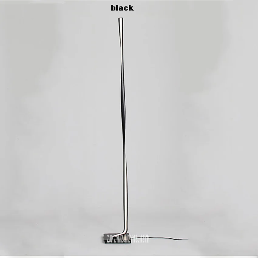 LY-061 Single Color / Stepless Dimming Creative Vertical Led Standard Lamp Sitting Room Bedside Study Living Room Floor Lamp - Цвет абажура: Черный