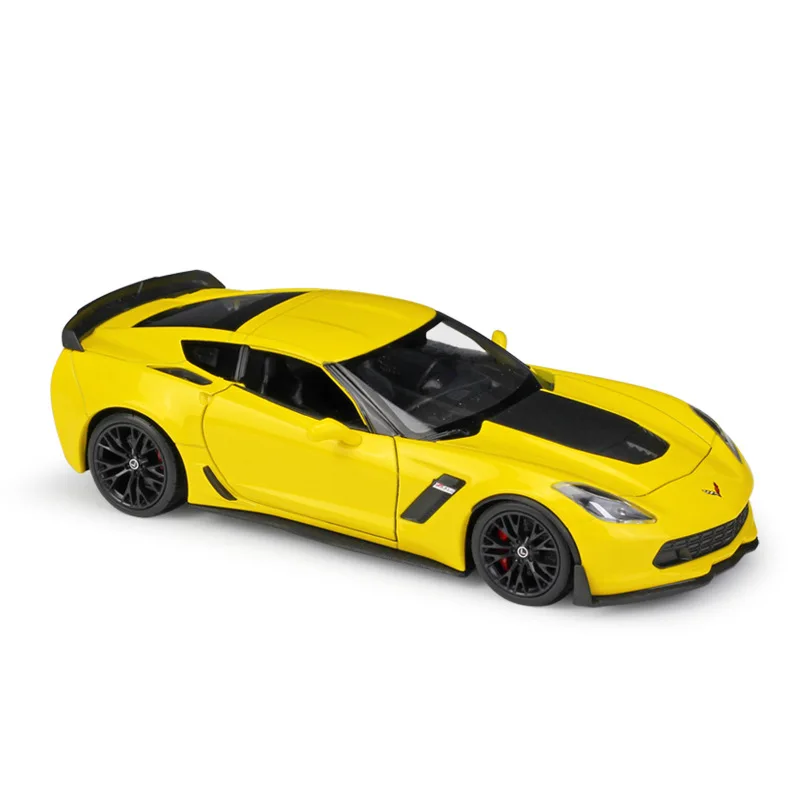 WELLY 1:24 Mercedes-Benz AMG GT R спортивный автомобиль моделирование сплав модель автомобиля ремесла украшение Коллекция игрушек инструменты подарок - Цвет: Флуоресцентный желтый