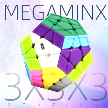 

Moyu Aohun Megaminxed Puzzle Cube 3x3 Cube Speed Cubo for Professional Puzzle cubo WCA Championship Strickerless Brain Teaser